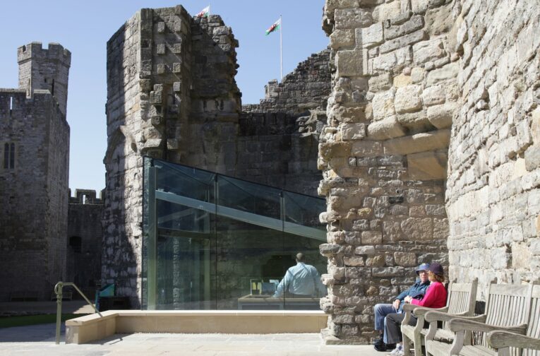 A new accessible entrance and ticketing facility for Caernarfon Castle