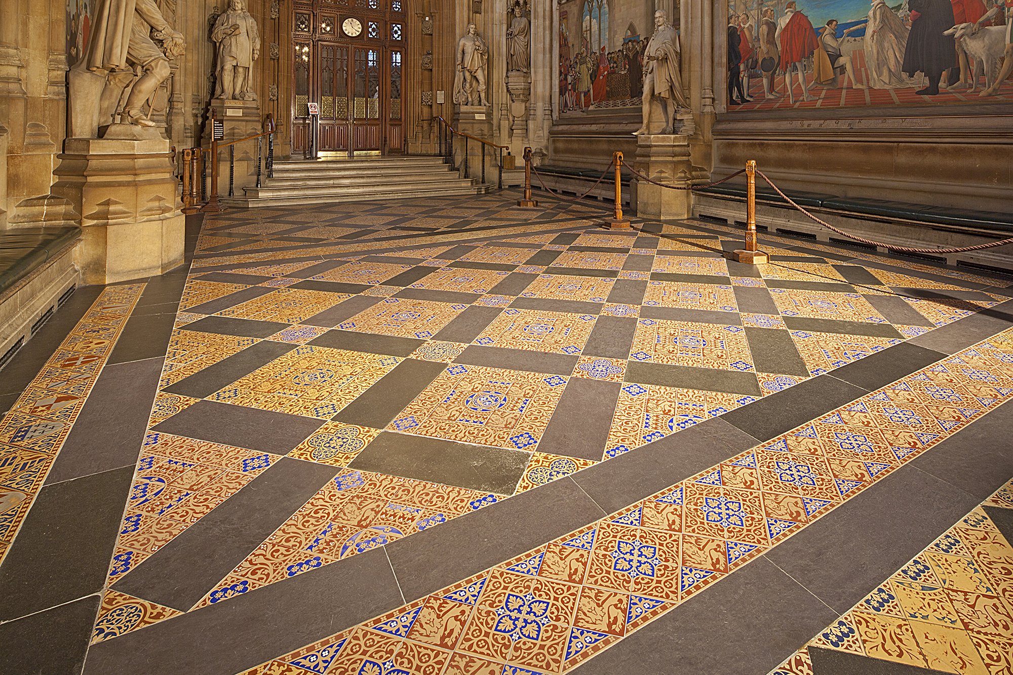 Palace of Westminster, Encaustic Tiles