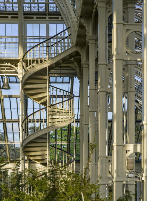 Temperate House interior staircase